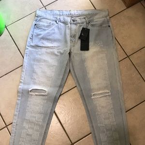 Distressed Jeans Mens Size 40 NWT